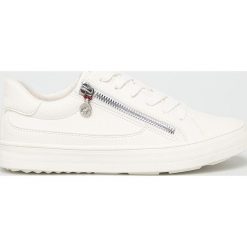 S. Oliver - Buty. Białe obuwie sportowe S.Oliver, z gumy, bez zapięcia. Za 179.90 zł.