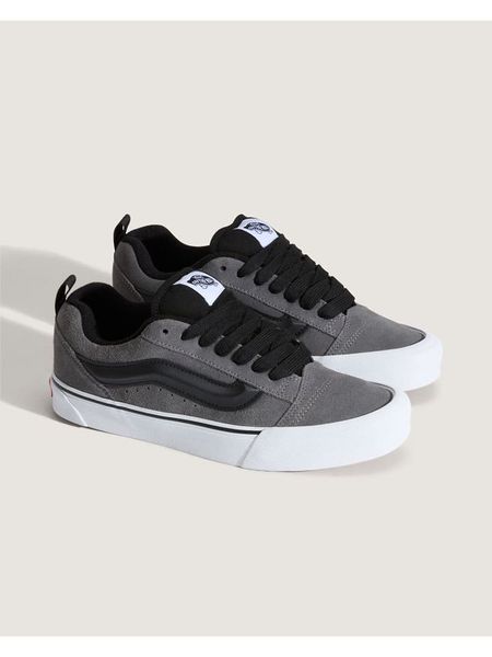 Vans Skórzane sneakersy w kolorze szarym rozmiar: 46. Szare trampki Vans, bez wzorów, bez zapięcia. Za 174.95 zł.