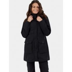 Płaszcz przeciwdeszczowy damski Fundango Zhuri. Czarne płaszcze FUNDANGO, xs, bez wzorów, z poliesteru, bez kaptura. Za 419.90 zł.