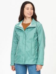 Marmot Kurtka funkcyjna "PreCip Eco" w kolorze turkusowym rozmiar: M. Niebieskie kurtki sportowe Marmot, m, bez wzorów, z materiału, bez kaptura, outdoorowe. Za 232.78 zł.