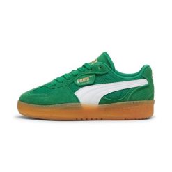 Buty damskie sportowe Puma PALERMO MODA VINTAGE WNS. Zielone obuwie sportowe Puma, bez zapięcia, trekkingowe. Za 349.55 zł.