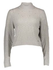 Pepe Jeans Sweter w kolorze szarym rozmiar: L. Szare swetry Pepe Jeans, l, bez wzorów, z jeansu, bez ramiączek. Za 127.65 zł.