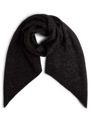 Vila Szalik - Vikody Kobiety Sztuczne włókno czarny|srebrny, ONE SIZE. Czarne szaliki Vila, bez wzorów, z dzianiny. Za 79.95 zł.