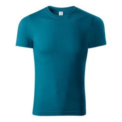 Koszulka Unisex Dla Dorosłych Paint U. Niebieskie bluzki ALDER, bez wzorów, sportowe, bez kołnierzyka, bez ramiączek. Za 49.99 zł.