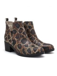 Goby Botki w kolorze beżowo-brązowym rozmiar: 36. Brązowe botki Goby, bez wzorów, bez obcasa, bez zapięcia. Za 347.99 zł.