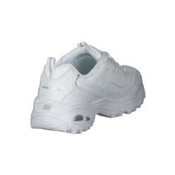 Buty do chodzenia damskie Skechers Dlites Fresh Start. Białe obuwie sportowe Skechers, ze skóry ekologicznej, bez zapięcia, trekkingowe, Skechers Sport. Za 390.00 zł.