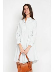 William de Faye Sukienka w kolorze białym rozmiar: 40. Białe sukienki William de Faye, bez wzorów, klasyczne, bez kołnierzyka, bez ramiączek, midi. Za 143.99 zł.