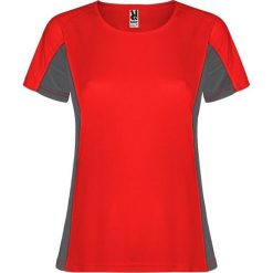 Damska Koszulka Sportowa Z Krótkim Rękawem Shanghai. Niebieskie koszulki sportowe ROLY, bez wzorów, bez ramiączek, na jogę i pilates. Za 38.99 zł.