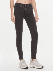 Calvin Klein Jeans Jeansy J20J222448 Czarny Skinny Fit. Czarne jeansy Calvin Klein Jeans, bez wzorów. Za 329.99 zł.