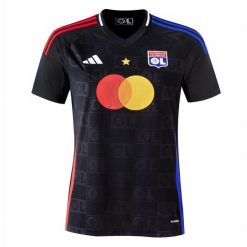 Koszulka Olympique Lyonnais 24/25 Away. Czarne bluzki Adidas, xl, bez wzorów, sportowe, bez kołnierzyka, bez ramiączek. Za 449.00 zł.