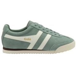 Damskie zamszowe buty sportowe Gola Apollo. Białe obuwie sportowe Gola, z zamszu, bez zapięcia. Za 470.50 zł.