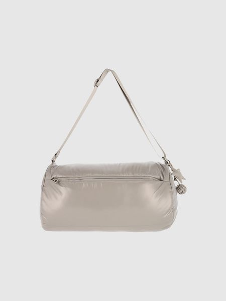 4F Torba barrel bag na ramię - beżowa Uniwersalny. Brązowe torby na ramię 4f, bez wzorów, z syntetyku, biznesowe, na ramię, bez dodatków. W wyprzedaży za 59.99 zł.