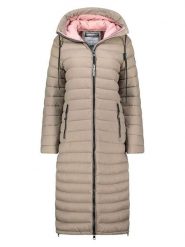 ANAPURNA Płaszcz pikowany "Azulana" w kolorze beżowym rozmiar: L. Brązowe płaszcze ANAPURNA, l, bez wzorów, bez kaptura. Za 226.24 zł.