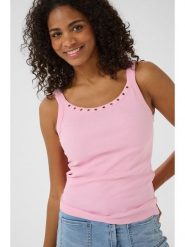 Kaffe Top w kolorze jasnoróżowym rozmiar: XS. Różowe topy Kaffe, xs, bez wzorów, bez kołnierzyka, bez ramiączek. Za 56.99 zł.