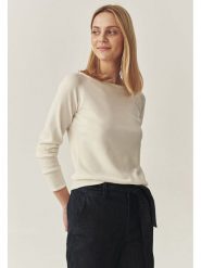 TATUUM Sweter "Brooke" w kolorze kremowym rozmiar: S. Brązowe swetry Tatuum, s, bez wzorów, bez ramiączek. Za 96.37 zł.