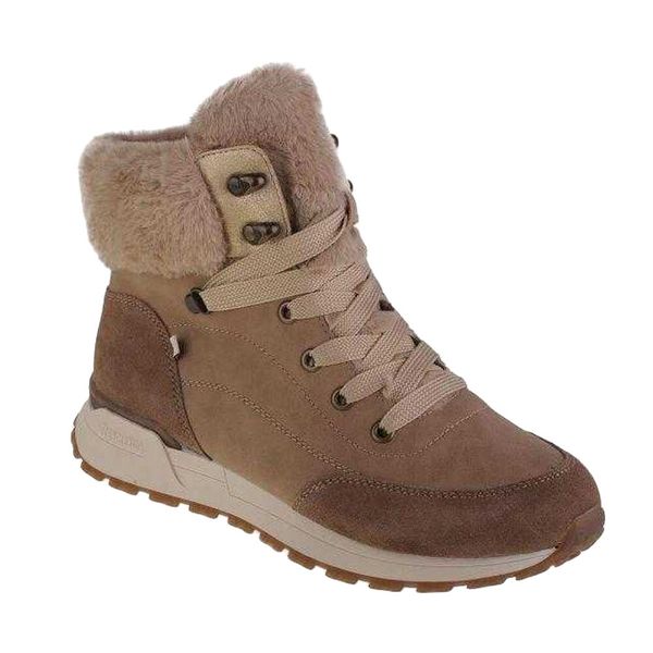 Buty Damskie Ze Skóry Ekologicznej Evolution. Brązowe trekkingi Rieker, z gumy, trekkingowe. Za 585.99 zł.