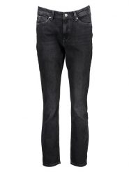Pepe Jeans Dżinsy "Violet" - Tapered fit - w kolorze czarnym rozmiar: W29/L30. Czarne jeansy Pepe Jeans, l, z aplikacjami, z podwyższonym stanem. Za 187.96 zł.