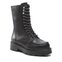 Botki Vagabond Shoemakers. Czarne botki Vagabond Shoemakers, bez wzorów, bez obcasa, na płaskiej podeszwie, bez zapięcia. Za 819.99 zł.