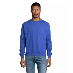Bluza Sol's Columbia. Niebieskie bluzy SOL'S, s, bez wzorów, z bawełny, bez kaptura. Za 97.80 zł.