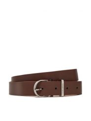 Calvin Klein Pasek Damski K60K612909 Brązowy. Brązowe paski Calvin Klein, bez wzorów, ze skóry. Za 229.99 zł.