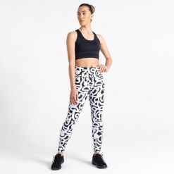 Legginsy fitness damskie Dare2B Influential. Białe legginsy Dare 2b, bez wzorów. W wyprzedaży za 74.99 zł.