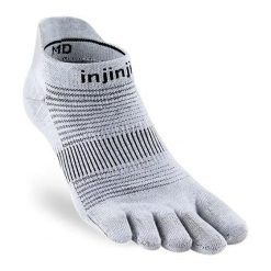 Skarpetki Injinji Lightweight No-Show. Szare skarpety Injinji, bez wzorów. Za 145.50 zł.