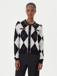 ICONA Kardigan RI5KT007 Czarny Regular Fit. Czarne kardigany ICONA, s, bez wzorów, z wełny. Za 1,009.00 zł.