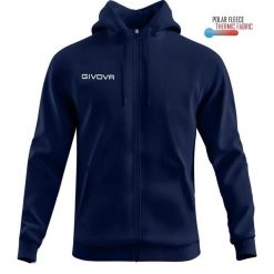 Bluza sportowa Givova Polarfleece 500 niebieska 2xl. Niebieskie bluzy Givova, xl, bez wzorów, z poliesteru, bez kaptura. Za 103.92 zł.