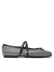 MICHAEL Michael Kors Baleriny 40F4CTFP3D Srebrny. Szare baleriny MICHAEL Michael Kors, bez wzorów, ze skóry, bez obcasa. Za 379.99 zł.