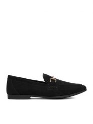 JENNY Lordsy CEO-HY60163-9A Czarny. Czarne lordsy Jenny, bez wzorów, z materiału, bez obcasa, bez zapięcia. Za 119.99 zł.