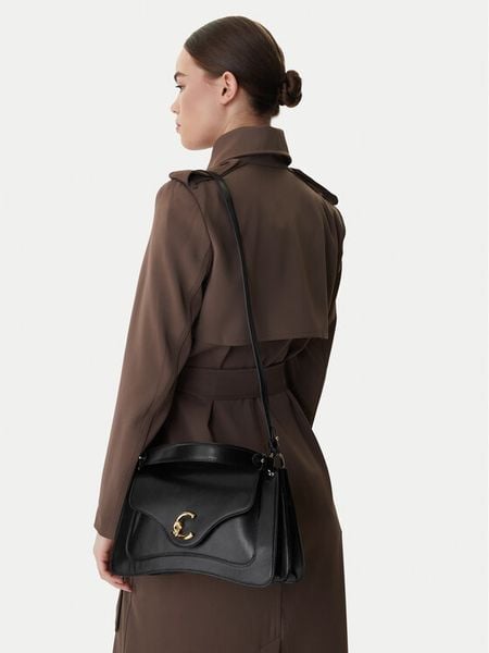 Coccinelle Torebka SSK Coccinelle C-Me Calf E1 SSK 18 01 01 Czarny. Czarne torebki klasyczne Coccinelle, bez wzorów, ze skóry, bez dodatków. Za 1,619.00 zł.