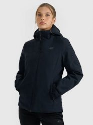 4F Kurtka narciarska w kolorze czarnym rozmiar: S. Czarne kurtki narciarskie 4f, m, bez wzorów, bez kaptura, narciarskie. Za 226.24 zł.