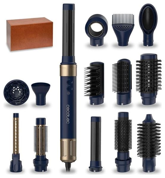 Cecotec Bamba CeramicCare 14in1 AirGlam niebieski. Lokówki Cecotec. Za 849.00 zł.