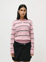 LeGer Sweter "Lilith" w kolorze jasnoróżowym rozmiar: 38. Różowe swetry LeGer, bez wzorów, bez ramiączek. Za 130.99 zł.