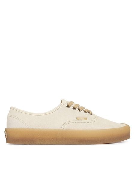Vans Tenisówki Authentic VN000D7YCD31 Écru. Białe trampki Vans, bez wzorów, ze skóry, bez zapięcia. Za 246.99 zł.