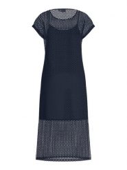 Vila Sukienka "Vimine" w kolorze granatowym rozmiar: M. Niebieskie sukienki Vila, m, bez wzorów, bez kołnierzyka, bez ramiączek, midi. Za 114.95 zł.