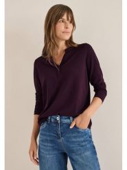 Cecil Koszulka w kolorze fioletowym rozmiar: XL. Różowe bluzki Cecil, xl, bez wzorów, bez kołnierzyka, bez ramiączek. Za 91.56 zł.