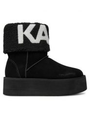 KARL LAGERFELD Śniegowce KL48552 Czarny. Czarne trapery i śniegowce KARL LAGERFELD, z materiału. Za 579.99 zł.