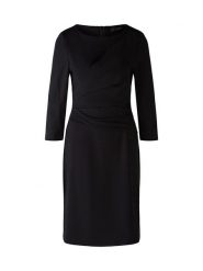 Oui Sukienka w kolorze czarnym rozmiar: 36. Czarne sukienki Oui, bez wzorów, bez kołnierzyka, bez ramiączek, midi. Za 202.03 zł.