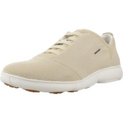 Kapcie GEOX D NEBULA 2.0 Jasnobrązowy. Brązowe obuwie domowe Geox, bez wzorów, ze skóry, bez zapięcia. Za 439.99 zł.
