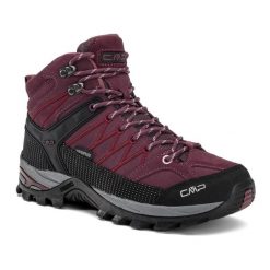 Buty trekkingowe damskie CMP Rigel Mid. Czarne trekkingi CMP, z materiału, outdoorowe. Za 429.99 zł.