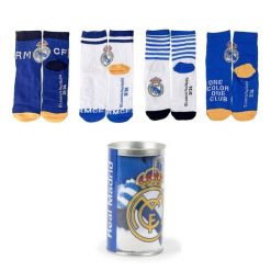 Real Madryt skarpetki junior 4 pary 2900003012 wielokolorowy 27/30. Skarpety REAL MADRID, bez wzorów. Za 79.00 zł.