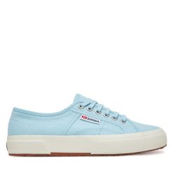 Tenisówki Superga. Niebieskie trampki Superga, bez wzorów, bez zapięcia. Za 219.99 zł.