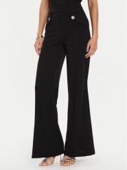 Rinascimento Spodnie materiałowe CFC0019594002 Czarny Regular Fit. Czarne spodnie materiałowe Rinascimento, xl, bez wzorów, z materiału. Za 249.99 zł.