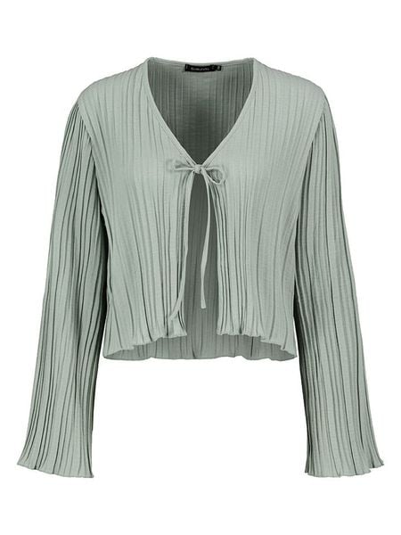 Sublevel Bluzka w kolorze zielonym rozmiar: S/M. Zielone bluzki Sublevel, m, bez wzorów, bez kołnierzyka, bez ramiączek. Za 86.78 zł.