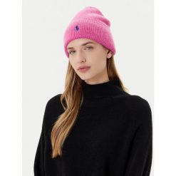 Czapka Polo Ralph Lauren. Czerwone czapki Polo Ralph Lauren, bez wzorów. Za 449.99 zł.
