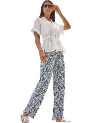 Heine Bluzka w kolorze kremowym rozmiar: 48. Brązowe bluzki Heine, bez wzorów, bez kołnierzyka, bez ramiączek. Za 78.99 zł.