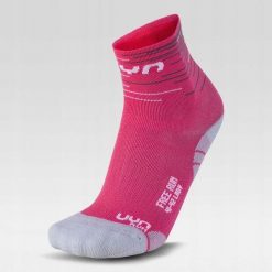 Skarpety do biegania damskie Uyn Free Run. Czerwone skarpety Uyn, bez wzorów. Za 54.99 zł.