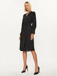 Rinascimento Sukienka codzienna CFC0116051003 Czarny Regular Fit. Czarne sukienki Rinascimento, na co dzień, xs, bez wzorów, z syntetyku, bez kołnierzyka, bez ramiączek, proste. Za 449.99 zł.