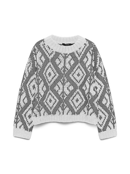 Vero Moda Sweter w kolorze szarym rozmiar: XL. Szare swetry Vero Moda, xl, bez wzorów, z wełny, bez ramiączek. Za 122.38 zł.